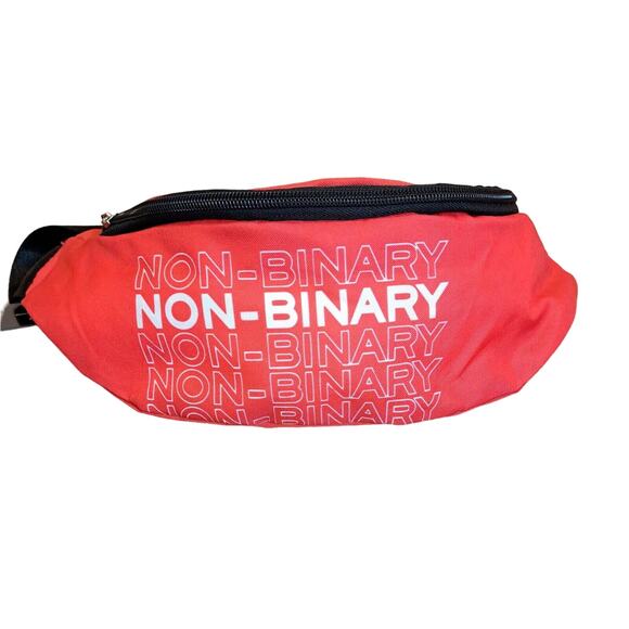 The Phluid Project Belt Bag Non-Binary Red Gender Neutral Extended Plus Size - Picture 1 of 6